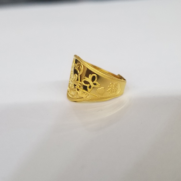 No.H 0089 순금 한돈 2020 아기 천사 쥐때해 100 일 반지 24k 2020 Baby Ring, Year of the mouse