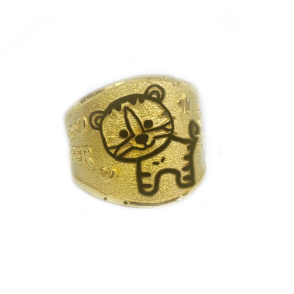 호랑이 백일 반지 한돈 tiger 24k gold ring 순금시세
