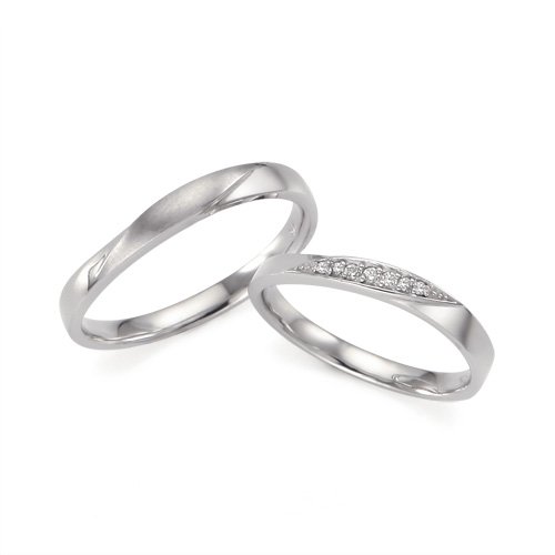 No.CW004  화이트 골드 다이아몬드 커플링