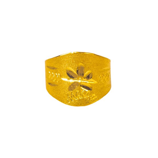 No.94  24k 순금 한돈 돌반지 Pure Gold Baby Ring with Flower Design