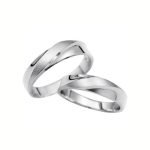 화이트 골드 커플링 반지