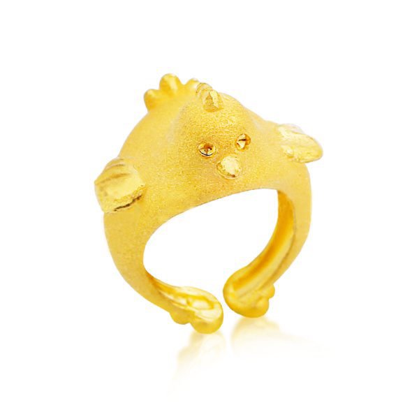 1돈 24k 돌반지 닭띠해