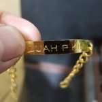 24k Gold Baby Bracelet 99.9% Pure Gold Birthday Gift 11.25 grams