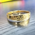 24k gold pig braclet 7.5 grams 천사돼지 돌팔찌 2 돈