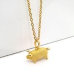 돼지 1 돈 팬던트 + 목걸이 2 돈 종 3 돈 1