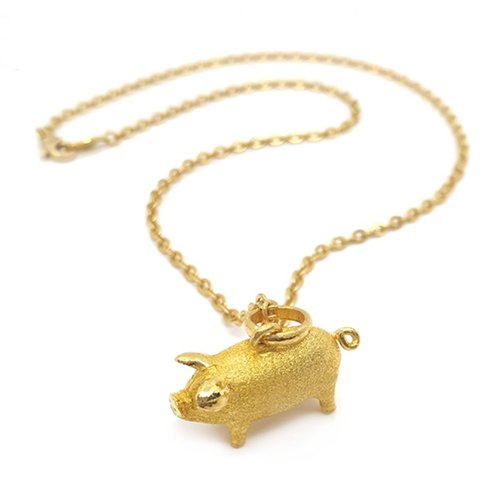 돼지 1 돈 팬던트 + 목걸이 2 돈 종 3 돈 c