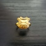 1.5 돈 소 돌반지 24k cow ring 111