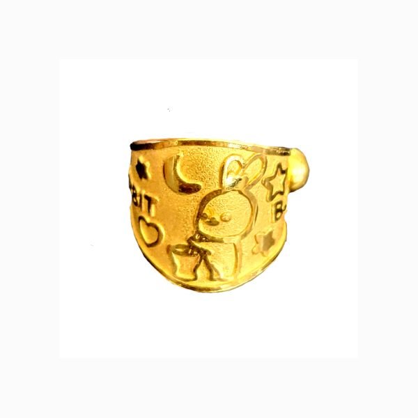 No.B070 반돈 순금 반지 2023 아기 토끼띠 해 24k 2023 Baby Ring, Year of the BUNNY