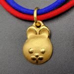 rabbit 24k gold pendant 토끼 목걸이 한돈
